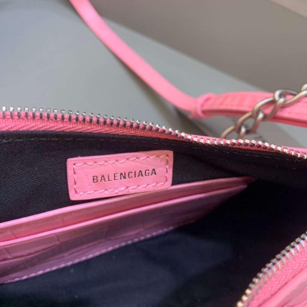 Balenciaga Le Cagole Mini Bag With Chain In Pink, For Women, Women’s Bags 8.2in/21cm 69581423EBY5812