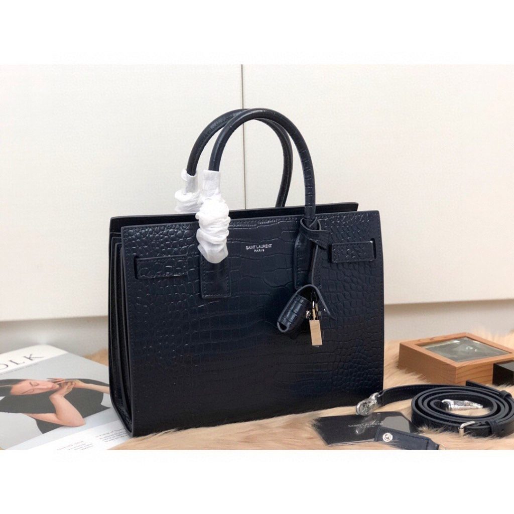 Saint Laurent Sac De Jour Small In-Black For Women 12.5in/32cm YSL 378299DZEAW1000