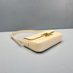 Celine Triomphe Shoulder Bag Beige For Women 8in/20.5cm