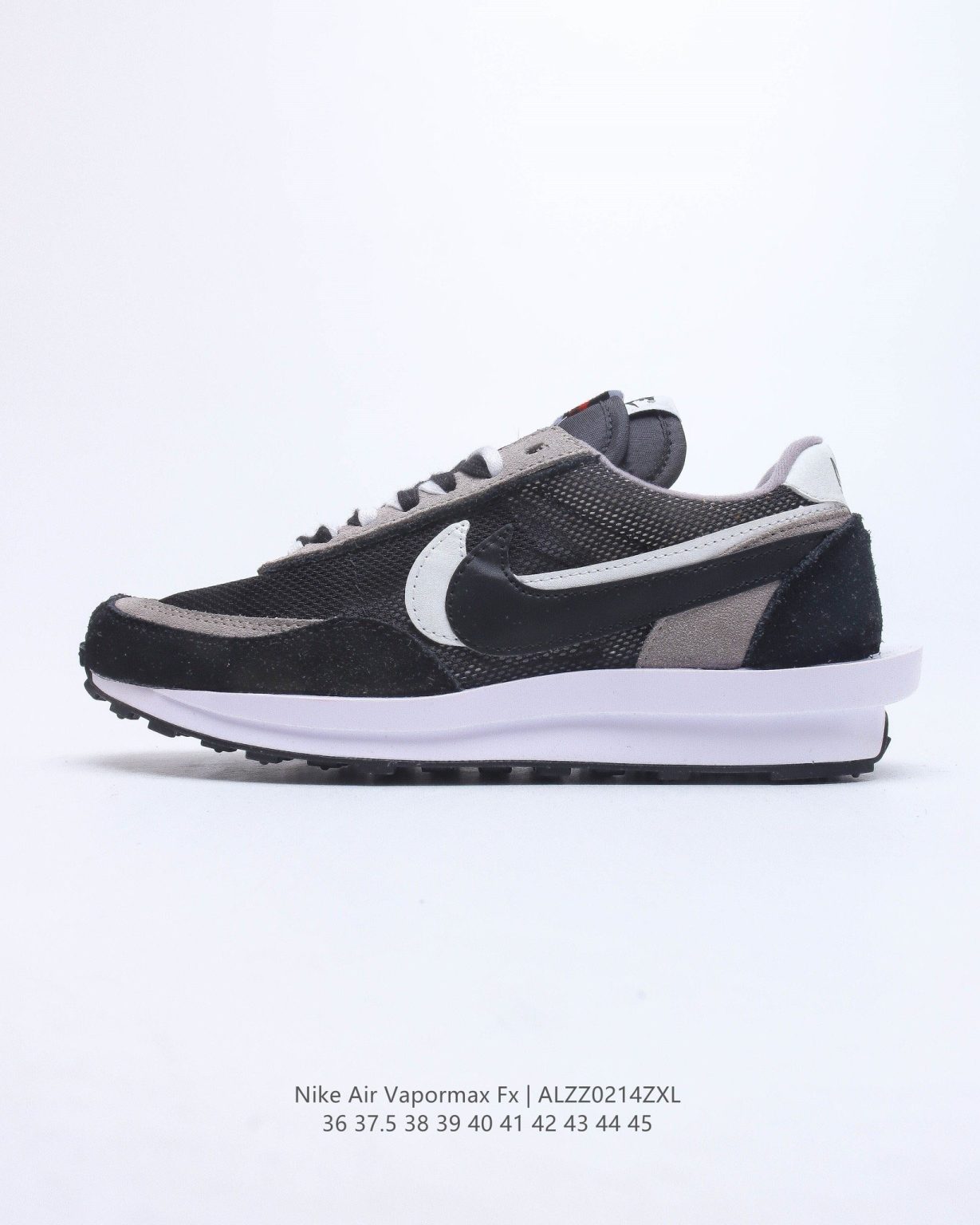 Sacai x Nike LDWaffle Black Sneaker For Men, Men’s Shoes