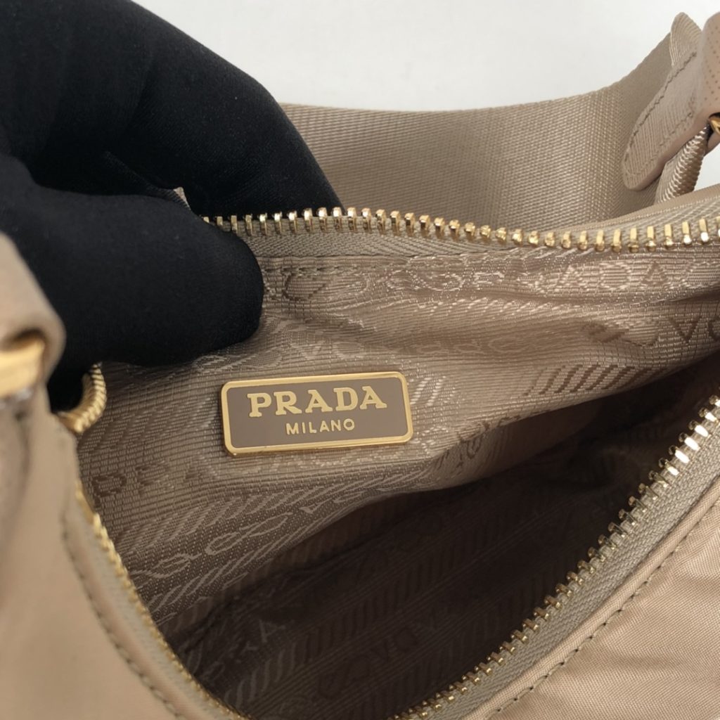 Prada Re-Edition 2005 Re-Nylon Bag Beige For Women, Women’s Bags 8.6in/22cm 1BH204_NZV_F0MUH_V_V2M