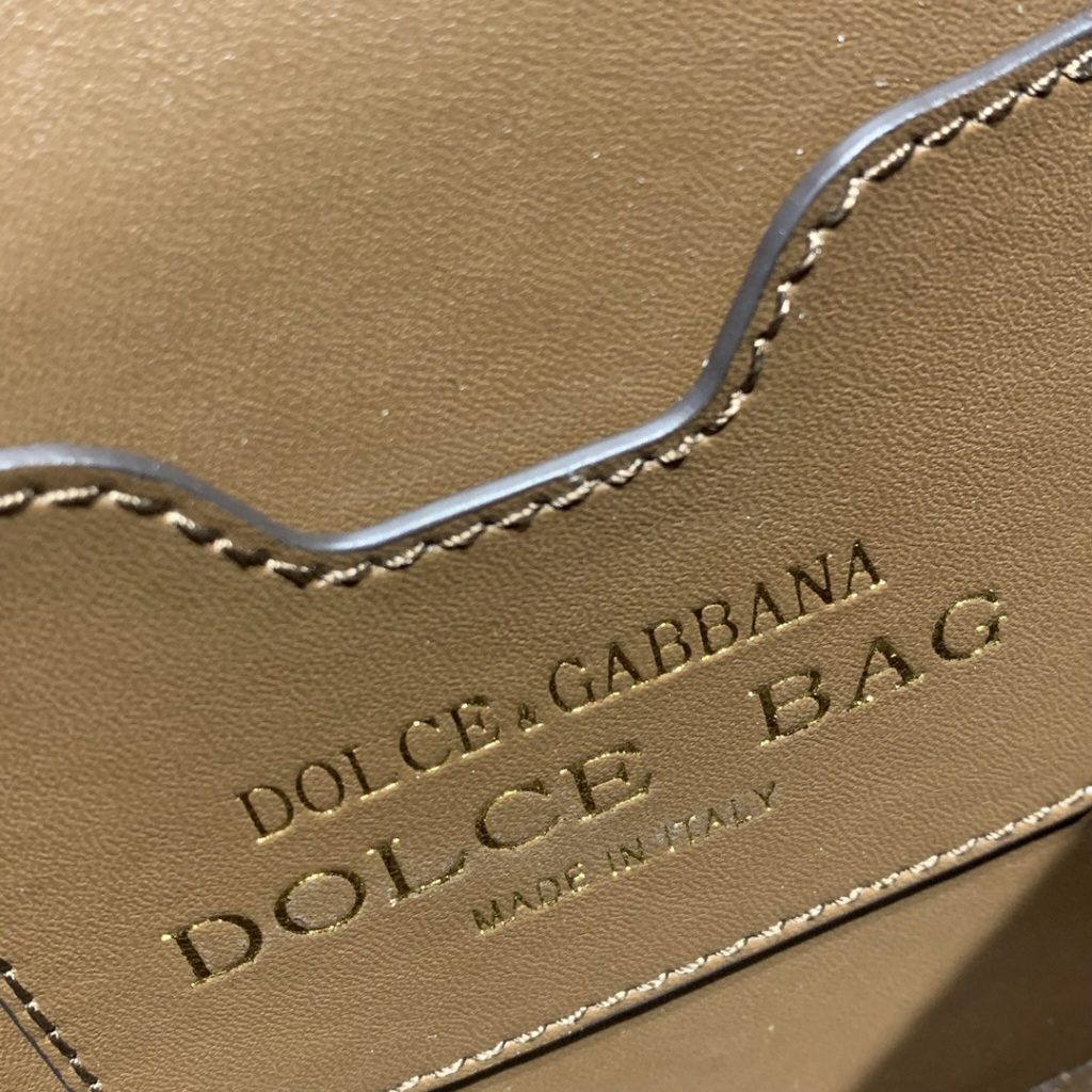 Dolce & Gabbana Small Devotion Bag Brown For Women 7.5in/19cm