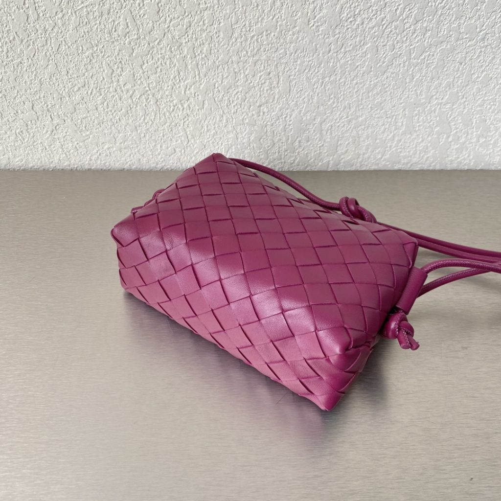 Bottega Veneta Mini Loop Camera Bag Pink, For Women, Women’s Bags 6.7in/17cm