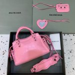 Balenciaga Neo Cagole XS Handbag In Pink, For Women, Women’s Bags 10.2in/26cm 700940210B05812