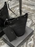 Saint Laurent Rive Gauche Bucket Bag Black For Women, Women’s Bags 11.4in/29cm YSL