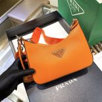 Prada Re-Edition 2005 Re-Nylon Mini Bag Orange For Women, Women’s Bags 8.6in/22cm