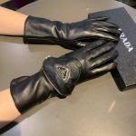 Prada Nappa Gloves In Black