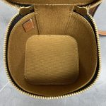 Celine Mini Vanity Case In Triomphe Canvas Tan For Women 4in/9cm 10J762CZ1.04LU