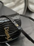 Saint Laurent Kaia Small Satchel Black For Women, Women’s Bags 7in/18cm YSL‎ 619740DND0W1000