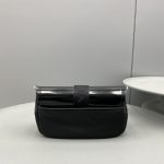 Prada Pocket Nylon And Brushed Bag Black For Women, Women’s Bags 9in/23cm 1BD295_789_F0002_V_BFO