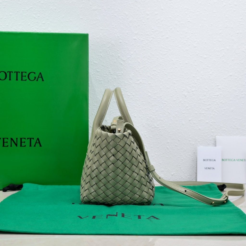 Bottega Veneta Mini Cabat Green , For Women, Women’s Bags 7.9in/20cm