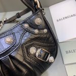 Balenciaga Le Cagole Mini Bag With Chain Black, For Women, Women’s Bags 8.2in/21cm 69581423EJY1000