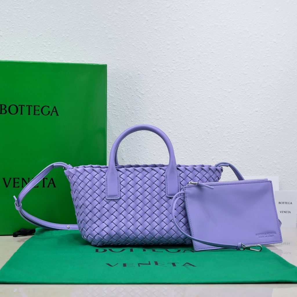 Bottega Veneta Mini Cabat Purple, For Women, Women’s Bags 7.9in/20cm