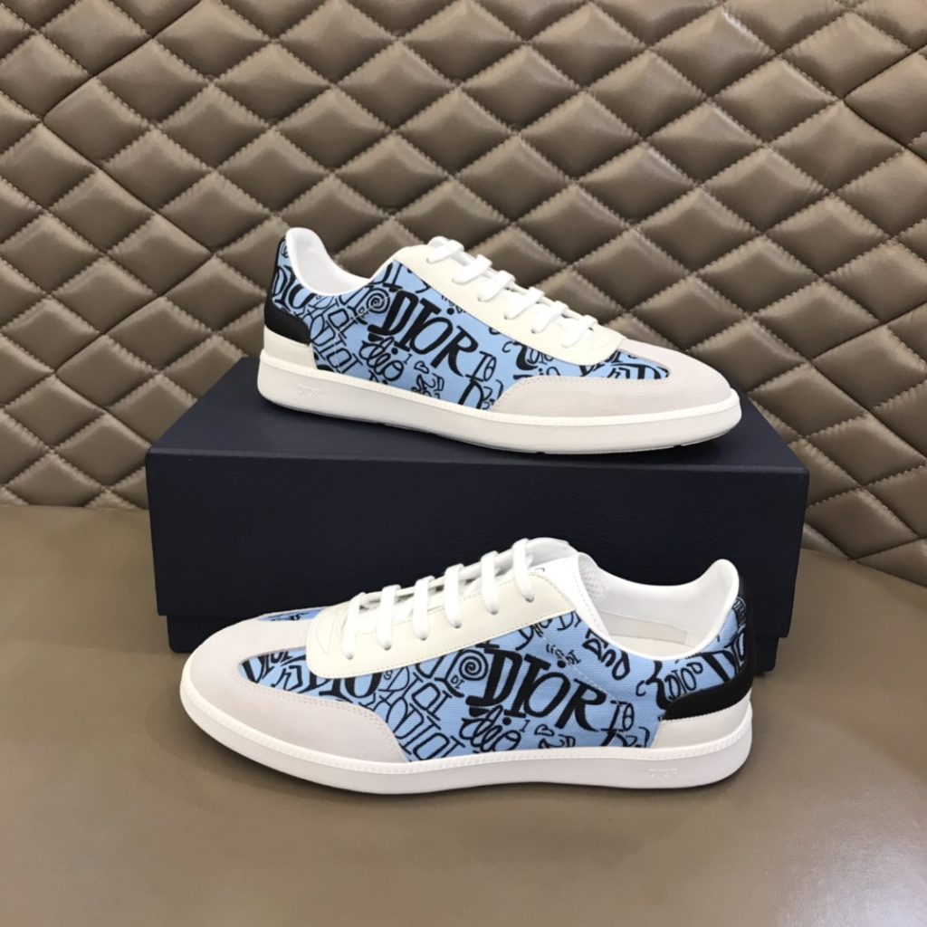 Christian Dior Sneakers White/Blue For Men CD