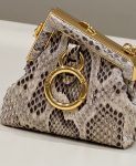 FD First Nano Bag White/Beige/Multicolor For Women 4.6 in/ 11.5 cm