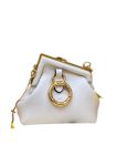 FD First Nano Bag White/Beige/Multicolor For Women 4.6 in/ 11.5 cm