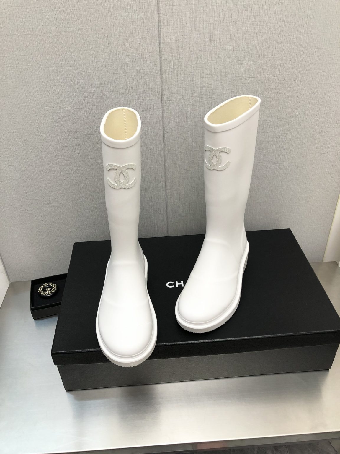 Chanel Women’s Hight Boots White For Women