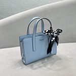 Prada Re-Edition 1995 Brushed Mini Handbag Blue For Women, Women’s Bags 8.6in/22cm