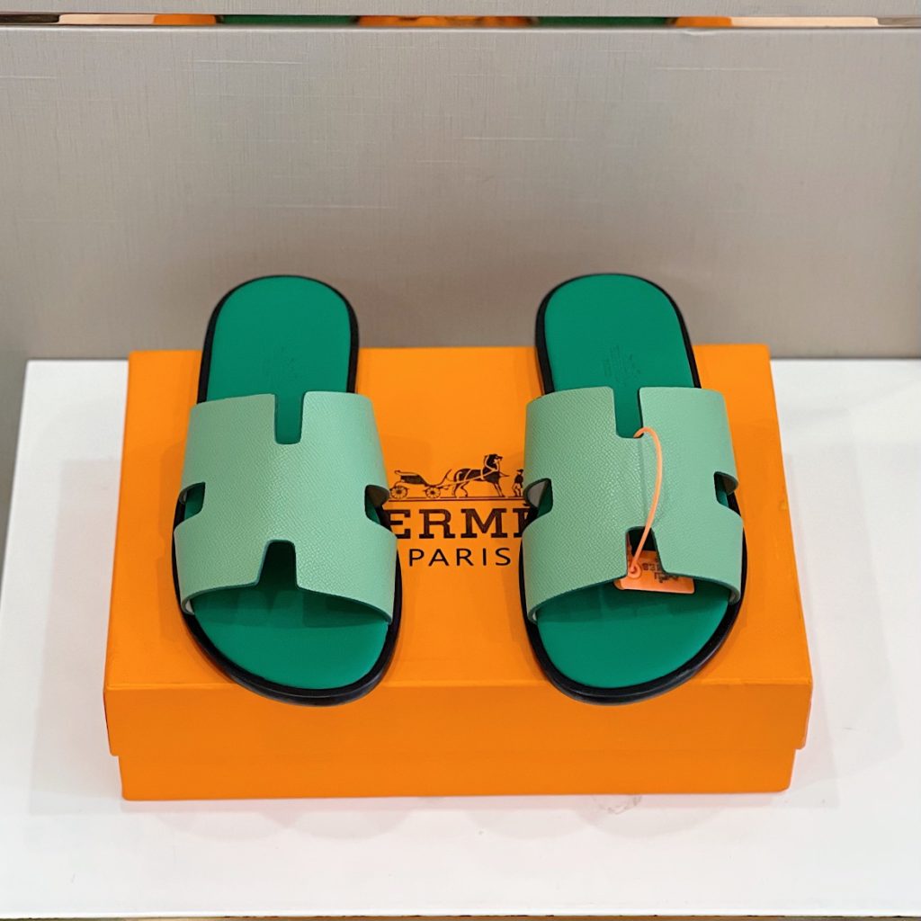 Hermes Izmir Sandal Green For Men