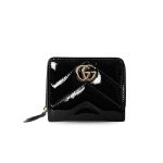 Gucci GG Marmont Mini Wallet Black For Women 4.3in/11cm 795520 AADQB 1000