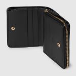 Gucci GG Marmont Mini Wallet Black For Women 4.3in/11cm 795520 AADQB 1000