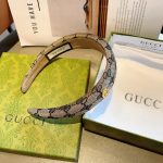 Gucci Hairband GG Logo Beige For Women