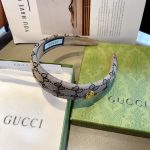 Gucci Hairband GG Logo Beige For Women