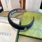 Gucci Hairband GG Logo Black For Women