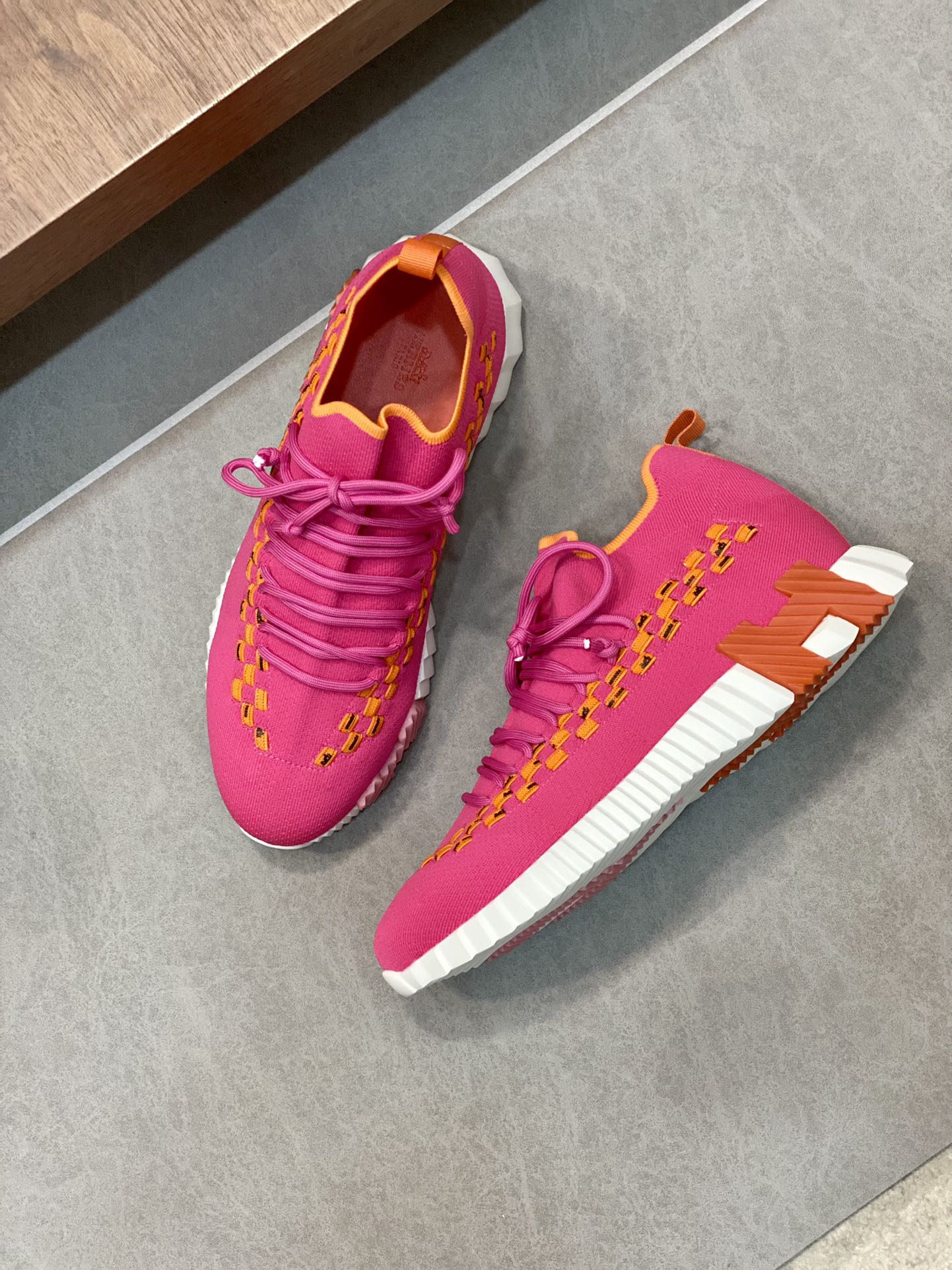 Hermes Sneakers Flex Pink For Men