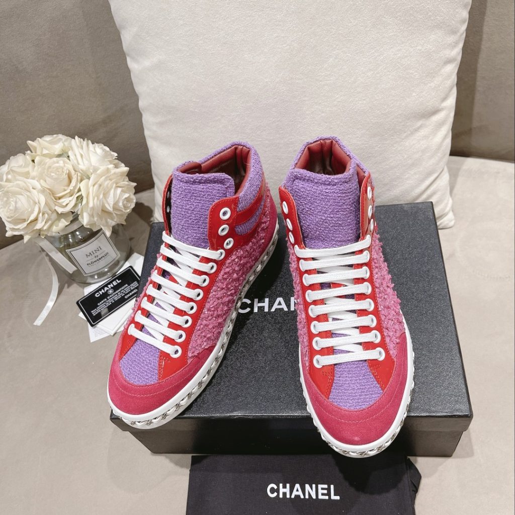 Chanel Women’s Schuhe Sneaker Pink For Women