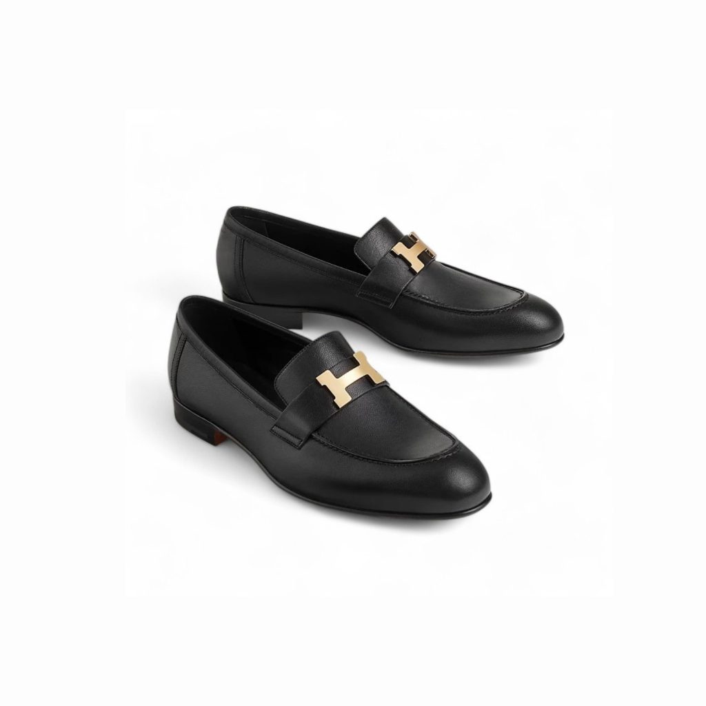 Hermes Paris Loafer Noir For Men H242900ZA03410