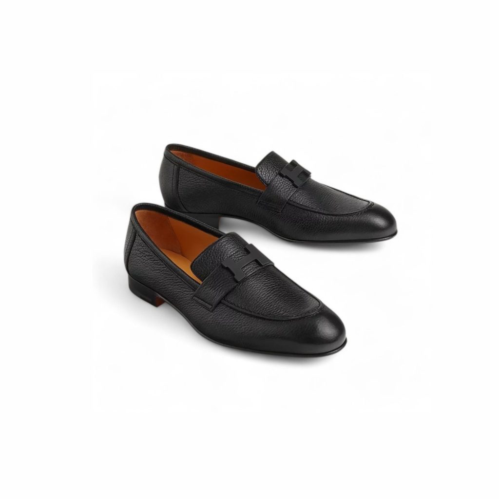 Hermes Paris Loafer Noir For Men H242898ZA02410