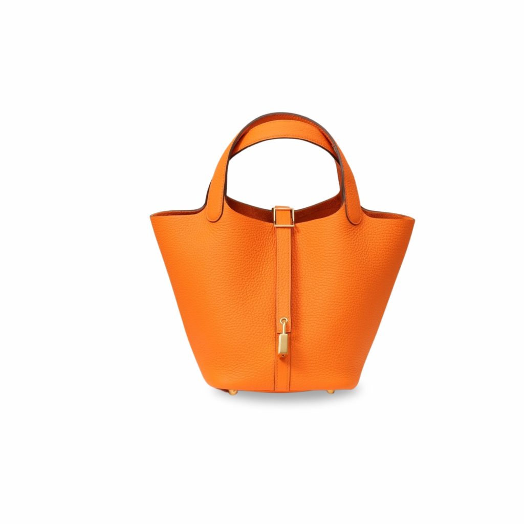 Hermes Picotin Lock 18 Bag Orange For Women 7.1in/18cm