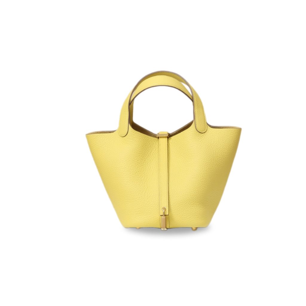 Hermes Picotin Lock 18 Bag Limoncello For Women 7.1in/18cm