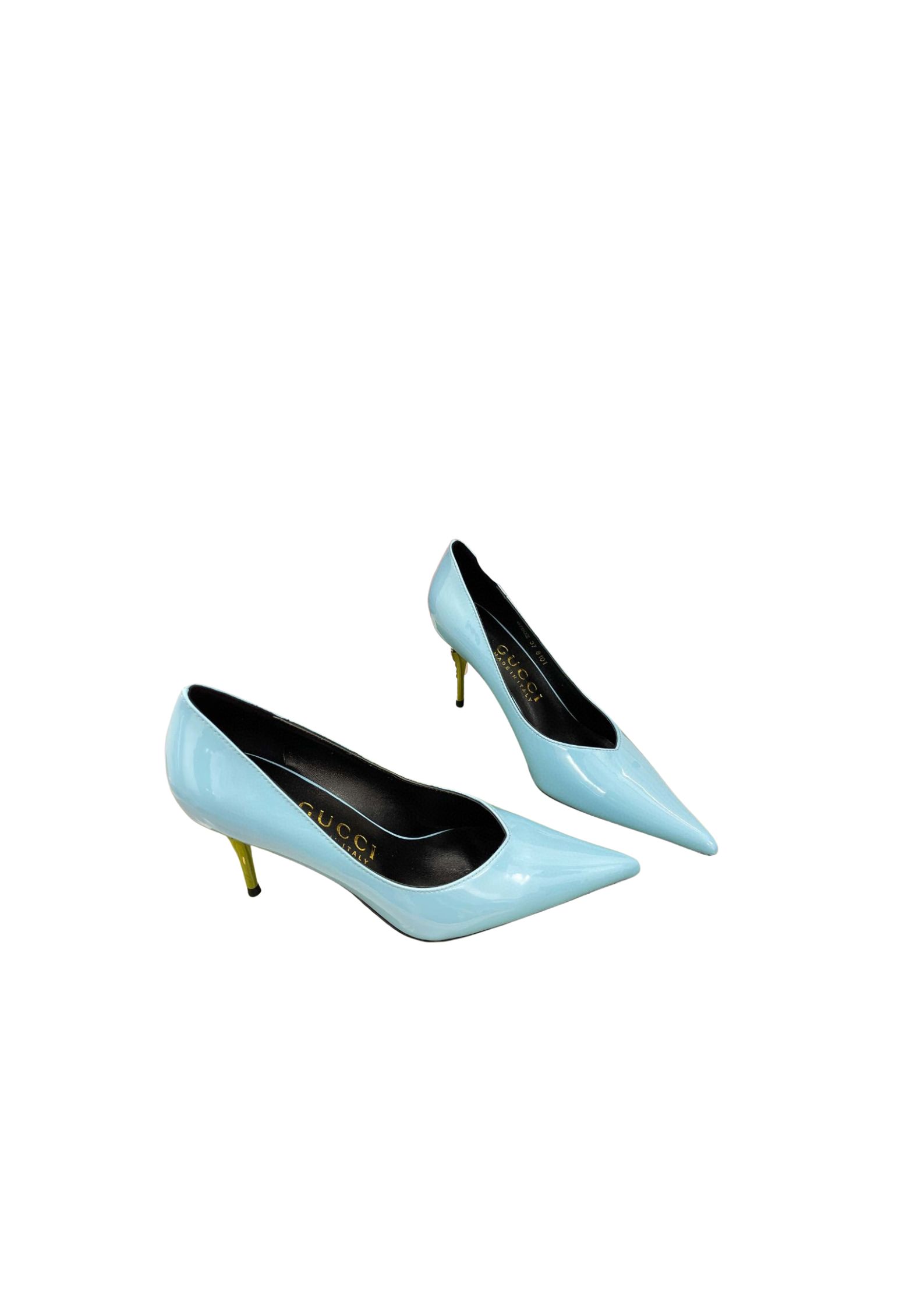 Gucci High-Heel Pump Light Blue For Women