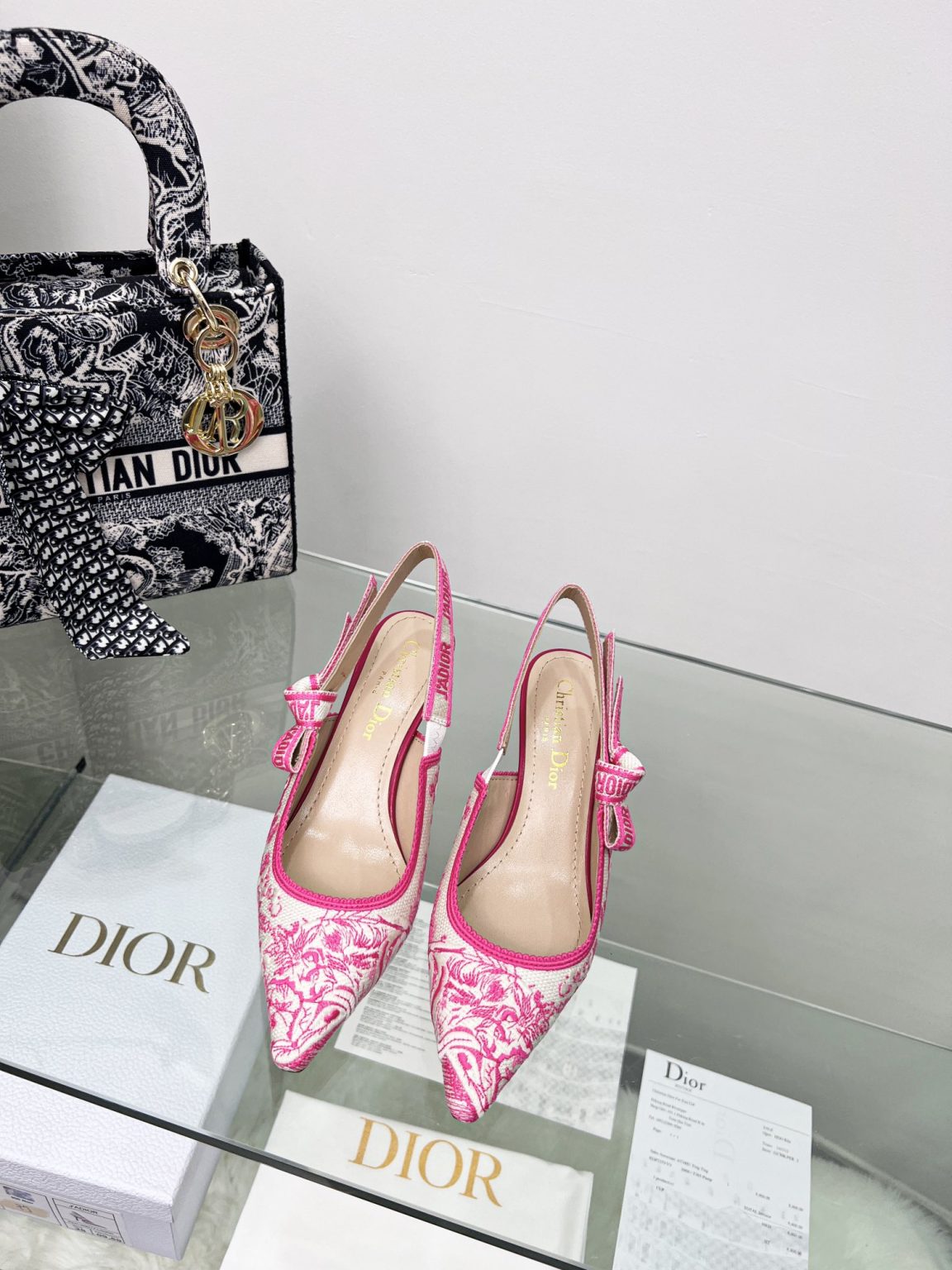 Christian Dior Women’s J’Adior Slingback Pump Pink For Women CD 2.5in/6.5 cm KCP761TJU_S76W