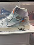 Off-White x Nike Air Jordan 1 Retro High in White Sneaker For Women, Women’s Shoes