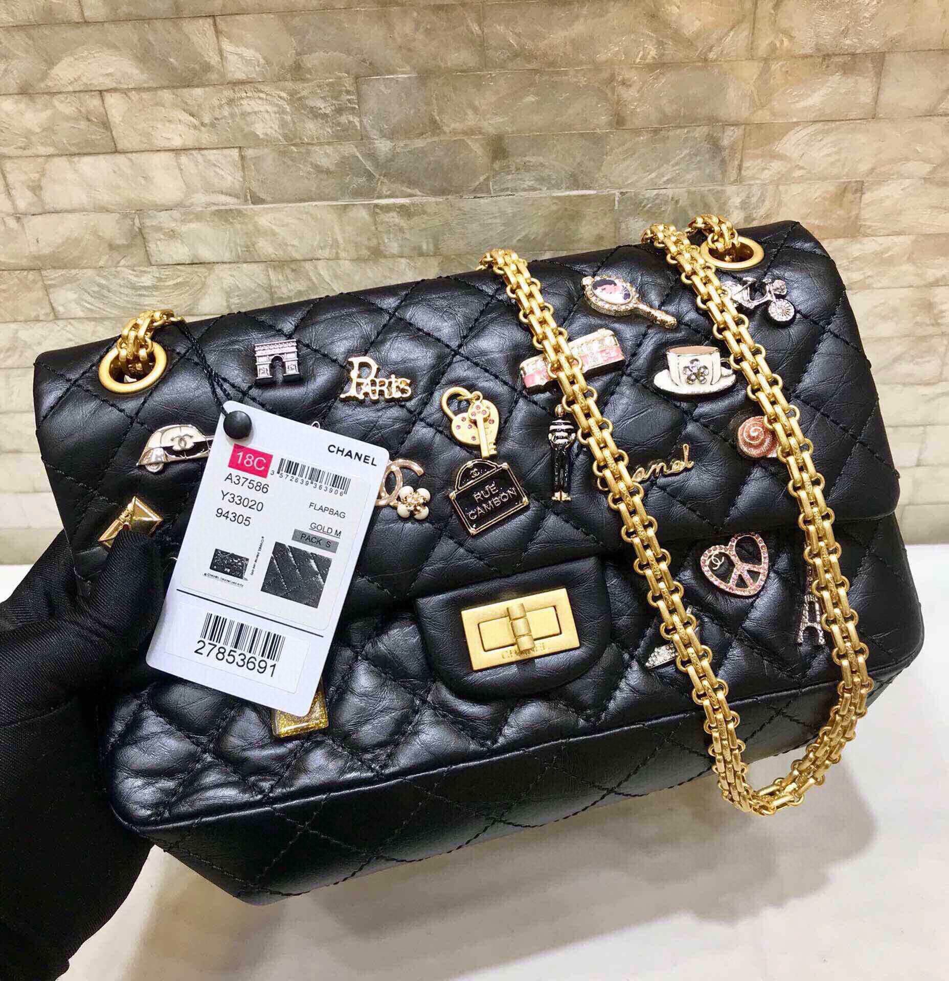 CC Lucky Charm Bag Black For Women 9.5 in / 24 cm