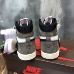 Travis Scott x Nike Air Jordan 1 Retro High OG ‘Mocha’ and White Sneaker For Women, Women’s Shoes