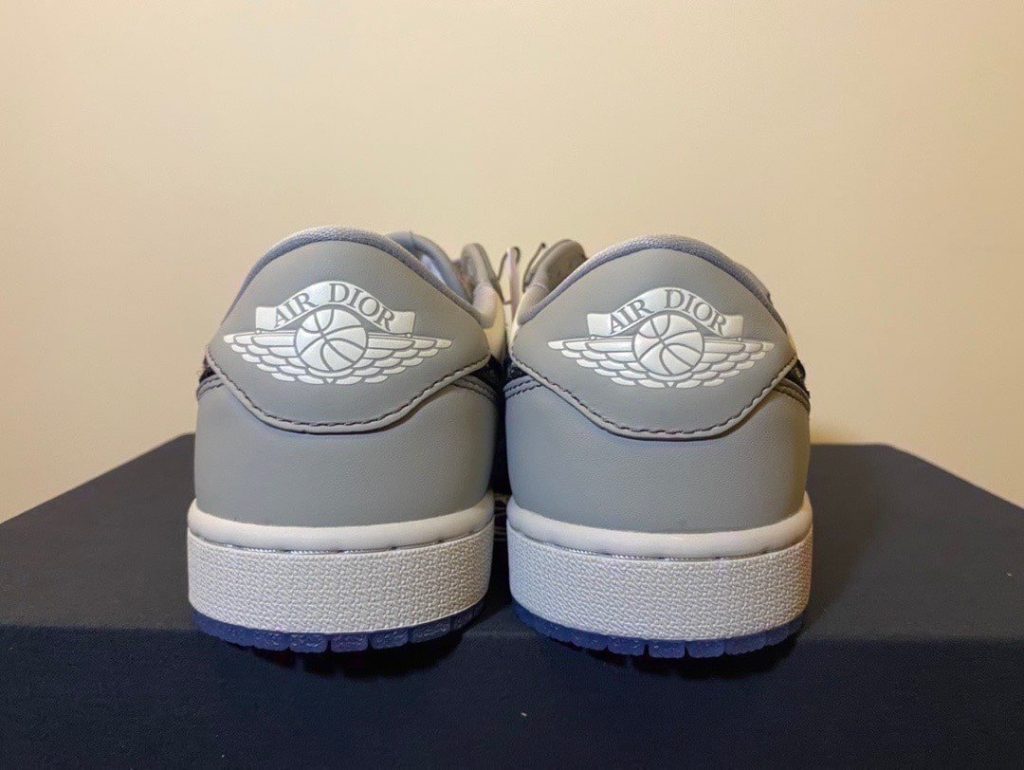 Dior x Air Jordan 1 Low-Top Grey and White Sneaker For Women, Women’s Shoes