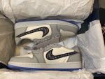 Dior x Air Jordan 1 Low-Top Grey and White Sneaker For Women, Women’s Shoes