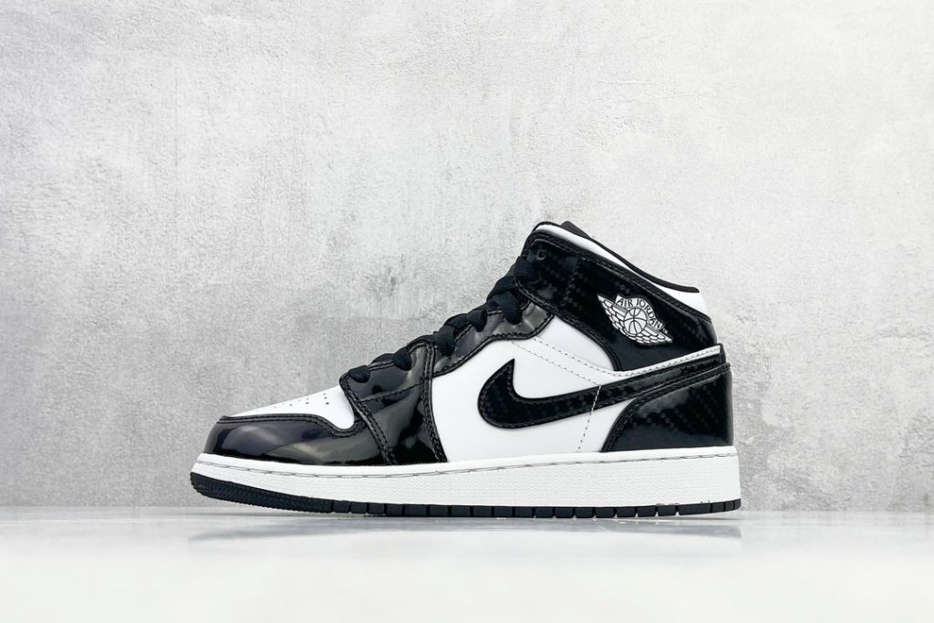 Nike Air Jordan 1 Mid All-Star Black/White Sneaker For Women, Women’s Shoes