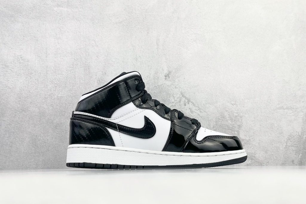 Nike Air Jordan 1 Mid All-Star Black/White Sneaker For Women, Women’s Shoes