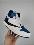 Air Jordan 1 x Travis Scott x Fragment Retro High OG ‘Military Blue’ Sneaker For Women, Women’s Shoes