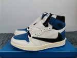 Air Jordan 1 x Travis Scott x Fragment Retro High OG ‘Military Blue’ Sneaker For Women, Women’s Shoes