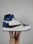 Air Jordan 1 x Travis Scott x Fragment Retro High OG ‘Military Blue’ Sneaker For Women, Women’s Shoes