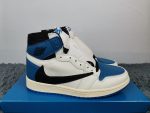 Air Jordan 1 x Travis Scott x Fragment Retro High OG ‘Military Blue’ Sneaker For Women, Women’s Shoes