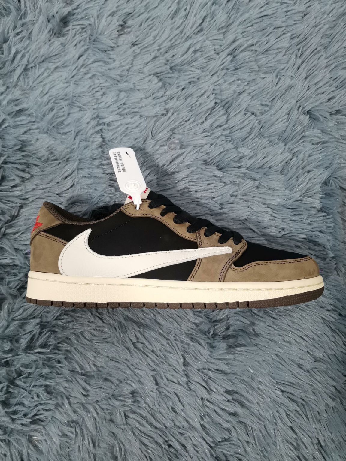 Travis Scott x Air Jordan 1 Low Cactus Jack Brown Sneaker For Men, Men’s Shoes