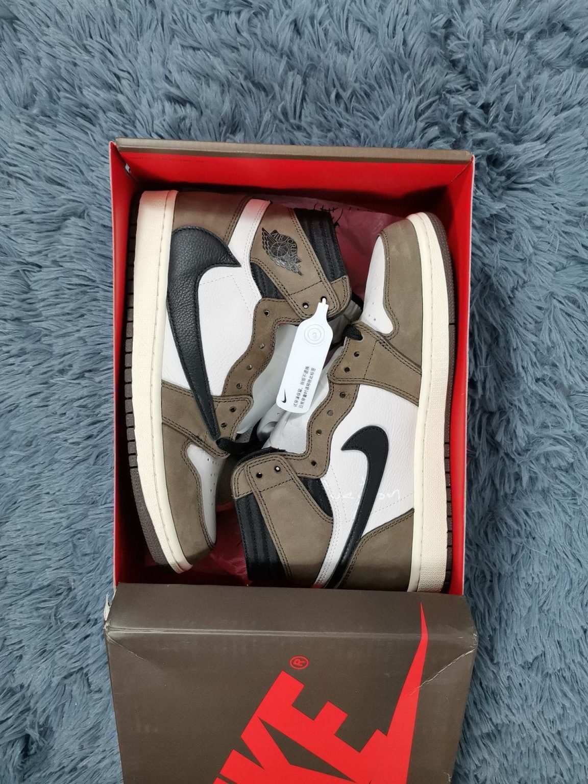 Travis Scott x Nike Air Jordan 1 Retro High OG ‘Mocha’ Sneaker For Women, Women’s Shoes