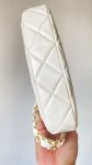 Chanel 23K Calfskin White Hobo Bag For Women 9,1in/25cm